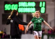 30 November 2021; Amber Barrett of Republic of Ireland following the FIFA Women's World Cup 2023 qualifying group A match between Republic of Ireland and Georgia at Tallaght Stadium in Dublin. Photo by Stephen McCarthy/Sportsfile