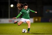 30 November 2021; Jessica Ziu of Republic of Ireland during the FIFA Women's World Cup 2023 qualifying group A match between Republic of Ireland and Georgia at Tallaght Stadium in Dublin. Photo by Stephen McCarthy/Sportsfile