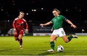 30 November 2021; Katie McCabe of Republic of Ireland during the FIFA Women's World Cup 2023 qualifying group A match between Republic of Ireland and Georgia at Tallaght Stadium in Dublin. Photo by Eóin Noonan/Sportsfile