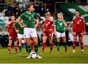 30 November 2021; Katie McCabe of Republic of Ireland prepares to take a penalty during the FIFA Women's World Cup 2023 qualifying group A match between Republic of Ireland and Georgia at Tallaght Stadium in Dublin. Photo by Eóin Noonan/Sportsfile