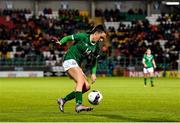 30 November 2021; Jessica Ziu of Republic of Ireland during the FIFA Women's World Cup 2023 qualifying group A match between Republic of Ireland and Georgia at Tallaght Stadium in Dublin. Photo by Eóin Noonan/Sportsfile