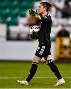 30 November 2021; Georgia goalkeeper Teona Sukhashvili during the FIFA Women's World Cup 2023 qualifying group A match between Republic of Ireland and Georgia at Tallaght Stadium in Dublin. Photo by Eóin Noonan/Sportsfile