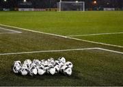 30 November 2021; A view of footballs before the FIFA Women's World Cup 2023 qualifying group A match between Republic of Ireland and Georgia at Tallaght Stadium in Dublin. Photo by Eóin Noonan/Sportsfile