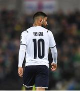 15 November 2021; Lorenzo Insigne of Italy during the FIFA World Cup 2022 Qualifier match between Northern Ireland and Italy at the National Football Stadium at Windsor Park in Belfast. Photo by David Fitzgerald/Sportsfile