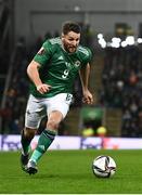 15 November 2021; Conor Washington of Northern Ireland during the FIFA World Cup 2022 Qualifier match between Northern Ireland and Italy at the National Football Stadium at Windsor Park in Belfast. Photo by David Fitzgerald/Sportsfile
