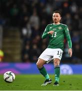 15 November 2021; Corry Evans of Northern Ireland during the FIFA World Cup 2022 Qualifier match between Northern Ireland and Italy at the National Football Stadium at Windsor Park in Belfast. Photo by David Fitzgerald/Sportsfile