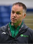 28 November 2021; Ireland assistant coach Adrian Fulton, right, during the FIBA EuroBasket 2025 Pre-Qualifiers First Round Group A match between Ireland and Austria at National Basketball Arena in Tallaght, Dublin. Photo by Brendan Moran/Sportsfile