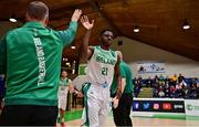 28 November 2021; Taiwo Badmus of Ireland before the FIBA EuroBasket 2025 Pre-Qualifiers First Round Group A match between Ireland and Austria at National Basketball Arena in Tallaght, Dublin. Photo by Brendan Moran/Sportsfile