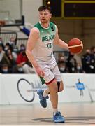 28 November 2021; Jordan Blount of Ireland during the FIBA EuroBasket 2025 Pre-Qualifiers First Round Group A match between Ireland and Austria at National Basketball Arena in Tallaght, Dublin. Photo by Brendan Moran/Sportsfile