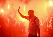 25 June 2021; Chris Shields of Dundalk having played his final game for the club leaves Oriel Park following the SSE Airtricity League Premier Division match between Dundalk and Derry City at Oriel Park in Dundalk, Louth. Photo by Stephen McCarthy/Sportsfile