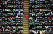 22 August 2021; Supporters during the GAA Hurling All-Ireland Senior Championship Final match between Cork and Limerick in Croke Park, Dublin. Photo by Stephen McCarthy/Sportsfile