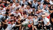 11 September 2021; Tyrone players celebrate with the Sam Maguire Cup after the GAA Football All-Ireland Senior Championship Final match between Mayo and Tyrone at Croke Park in Dublin. Photo by Daire Brennan/Sportsfile