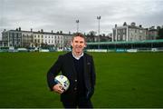 3 December 2021; Cabinteely FC chairman Tony Richardson stands for a portrait before a Bray Wanderers FC and Cabinteely FC Media Conference at Carlisle Grounds in Bray, Wicklow. Photo by Eóin Noonan/Sportsfile