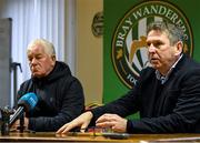 3 December 2021; Cabinteely FC chairman Tony Richardson during a Bray Wanderers FC and Cabinteely FC Media Conference at Carlisle Grounds in Bray, Wicklow. Photo by Eóin Noonan/Sportsfile
