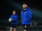 3 December 2021; Hugo Keenan of Leinster before the United Rugby Championship match between Leinster and Connacht at the RDS Arena in Dublin. Photo by Ramsey Cardy/Sportsfile