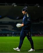 3 December 2021; James Lowe of Leinster before the United Rugby Championship match between Leinster and Connacht at the RDS Arena in Dublin. Photo by Ramsey Cardy/Sportsfile
