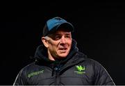 3 December 2021; Connacht head coach Andy Friend before the United Rugby Championship match between Leinster and Connacht at the RDS Arena in Dublin. Photo by Brendan Moran/Sportsfile