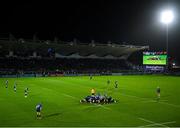3 December 2021; Both sides contest a scrum during the United Rugby Championship match between Leinster and Connacht at the RDS Arena in Dublin. Photo by Ramsey Cardy/Sportsfile