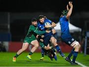 3 December 2021; Robbie Henshaw of Leinster is tackled by Sammy Arnold of Connacht during the United Rugby Championship match between Leinster and Connacht at the RDS Arena in Dublin. Photo by Ramsey Cardy/Sportsfile