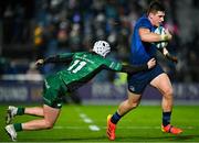 3 December 2021; Dan Sheehan of Leinster in action against Mack Hansen of Connacht during the United Rugby Championship match between Leinster and Connacht at the RDS Arena in Dublin. Photo by Sam Barnes/Sportsfile