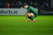 3 December 2021; Peter Robb of Connacht dejected after the United Rugby Championship match between Leinster and Connacht at the RDS Arena in Dublin. Photo by Sam Barnes/Sportsfile