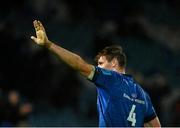 3 December 2021; Ryan Baird of Leinster acknowledges the support after the United Rugby Championship match between Leinster and Connacht at the RDS Arena in Dublin. Photo by Brendan Moran/Sportsfile