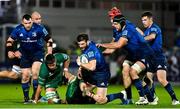 3 December 2021; Robbie Henshaw of Leinster is tackled by Conor Oliver of Connacht during the United Rugby Championship match between Leinster and Connacht at the RDS Arena in Dublin. Photo by Brendan Moran/Sportsfile