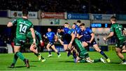 3 December 2021; Robbie Henshaw of Leinster is tackled by Kieran Marmion of Connacht during the United Rugby Championship match between Leinster and Connacht at the RDS Arena in Dublin. Photo by Brendan Moran/Sportsfile