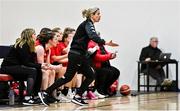 4 December 2021; Fr Mathews head coach Niamh Dwyer during the InsureMyHouse.ie Paudie O’Connor Cup Quarter-Final match between Fr. Mathews and WIT Waterford Wildcats at Fr. Mathews Arena in Cork. Photo by Sam Barnes/Sportsfile