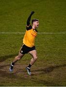 4 December 2021; Sean McEvoy of Ramor United celebrates after scoring his side's first goal during the AIB Ulster GAA Football Senior Club Championship Quarter-Final match between Ramor United and Kilcoo at Kingspan Breffni in Cavan. Photo by Seb Daly/Sportsfile