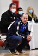 4 December 2021; WIT Waterford Wildcats head coach Tommy O'Mahony during the InsureMyHouse.ie Paudie O’Connor Cup Quarter-Final match between Fr. Mathews and WIT Waterford Wildcats at Fr. Mathews Arena in Cork. Photo by Sam Barnes/Sportsfile