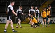 4 December 2021; Macdarragh Hynes of Kilcoo and Brían O'Connell of Ramor United after the AIB Ulster GAA Football Senior Club Championship Quarter-Final match between Ramor United and Kilcoo at Kingspan Breffni in Cavan. Photo by Seb Daly/Sportsfile