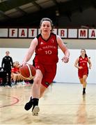 4 December 2021; Aisling McCann of Fr Mathews during the InsureMyHouse.ie Paudie O’Connor Cup Quarter-Final match between Fr. Mathews and WIT Waterford Wildcats at Fr. Mathews Arena in Cork. Photo by Sam Barnes/Sportsfile