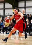 4 December 2021; Tricia Byrne of Fr Mathews during the InsureMyHouse.ie Paudie O’Connor Cup Quarter-Final match between Fr. Mathews and WIT Waterford Wildcats at Fr. Mathews Arena in Cork. Photo by Sam Barnes/Sportsfile