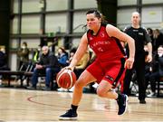 4 December 2021; Tricia Byrne of Fr Mathews during the InsureMyHouse.ie Paudie O’Connor Cup Quarter-Final match between Fr. Mathews and WIT Waterford Wildcats at Fr. Mathews Arena in Cork. Photo by Sam Barnes/Sportsfile