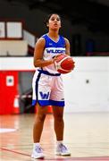 4 December 2021; Rachel Thompson of WIT Waterford Wildcats during the InsureMyHouse.ie Paudie O’Connor Cup Quarter-Final match between Fr. Mathews and WIT Waterford Wildcats at Fr. Mathews Arena in Cork. Photo by Sam Barnes/Sportsfile