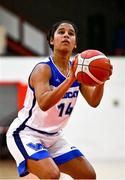 4 December 2021; Rachel Thompson of WIT Waterford Wildcats during the InsureMyHouse.ie Paudie O’Connor Cup Quarter-Final match between Fr. Mathews and WIT Waterford Wildcats at Fr. Mathews Arena in Cork. Photo by Sam Barnes/Sportsfile