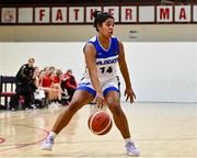 4 December 2021; Rachel Thompson of WIT Waterford Wildcats during the InsureMyHouse.ie Paudie O’Connor Cup Quarter-Final match between Fr. Mathews and WIT Waterford Wildcats at Fr. Mathews Arena in Cork. Photo by Sam Barnes/Sportsfile