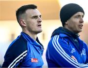 5 December 2021; Naas player manager Eoin Doyle, left, and selector Conor Mellett during the AIB Leinster GAA Football Senior Club Championship Quarter-Final match between Naas and Blessington at St Conleth's Park in Newbridge, Kildare. Photo by David Fitzgerald/Sportsfile