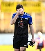 5 December 2021; Kevin John Rogers of Blessington reacts after his side's defeat in the AIB Leinster GAA Football Senior Club Championship Quarter-Final match between Naas and Blessington at St Conleth's Park in Newbridge, Kildare. Photo by David Fitzgerald/Sportsfile