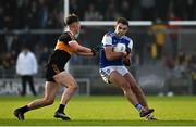 5 December 2021; Tom Hoare of Kerins O'Rahilly's in action against Michael O'Gara of Austin Stacks 5during the Kerry County Senior Football Championship Final match between Austin Stacks and Kerins O'Rahilly's at Austin Stack Park in Tralee, Kerry. Photo by Brendan Moran/Sportsfile