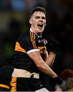5 December 2021; Greg Horan of Austin Stacks celebrates at the final whistle of the Kerry County Senior Football Championship Final match between Austin Stacks and Kerins O'Rahilly's at Austin Stack Park in Tralee, Kerry. Photo by Brendan Moran/Sportsfile