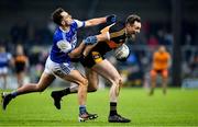 5 December 2021; Brendan O'Sullivan of Austin Stacks holds off the challenge of Jack Savage of Kerins O'Rahilly's during the Kerry County Senior Football Championship Final match between Austin Stacks and Kerins O'Rahilly's at Austin Stack Park in Tralee, Kerry. Photo by Brendan Moran/Sportsfile