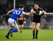 5 December 2021; Joseph O'Connor of Austin Stacks is tackled by Diarmuid O'Sullivan of Kerins O'Rahilly's during the Kerry County Senior Football Championship Final match between Austin Stacks and Kerins O'Rahilly's at Austin Stack Park in Tralee, Kerry. Photo by Brendan Moran/Sportsfile