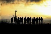 5 December 2021; Scotstown supporters during the AIB Ulster GAA Football Club Senior Championship Quarter-Final match between Glen and Scotstown at Celtic Park in Derry. Photo by Philip Fitzpatrick/Sportsfile