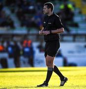 5 December 2021; Referee Patrick Maguire during the AIB Leinster GAA Football Senior Club Championship Quarter-Final match between Wolfe Tones and Kilmacud Crokes at Páirc Tailteann in Navan, Meath. Photo by Ray McManus/Sportsfile
