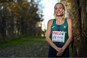 6 December 2021; Team Ireland athlete Michelle Finn at the Sport Ireland Campus in Dublin ahead of the SPAR European Cross Country Championships which take place at the venue on Sunday, December 12th. For more information on the Championship please visit www.fingal-dublin2021.ie. Photo by Sam Barnes/Sportsfile