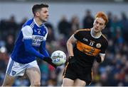 5 December 2021; Shane Brosnan of Kerins O'Rahilly's in action against Shane O'Callaghan of Austin Stacks during the Kerry County Senior Football Championship Final match between Austin Stacks and Kerins O'Rahilly's at Austin Stack Park in Tralee, Kerry. Photo by Brendan Moran/Sportsfile