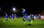 26 November 2021; Waterford players warm up before the SSE Airtricity League Promotion / Relegation Play-off Final between UCD and Waterford at Richmond Park in Dublin. Photo by Stephen McCarthy/Sportsfile