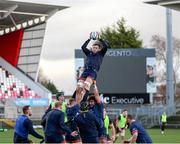 10 December 2021; Alan O'Connor during Ulster rugby captain's run at Kingspan Stadium in Belfast. Photo by John Dickson/Sportsfile